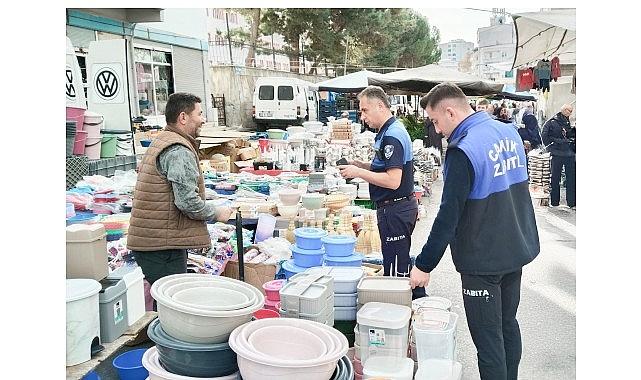 Canik'te Semt Pazarlarına Sıkı Takip