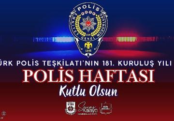 Karaman Belediye Başkanı Savaş Kalaycı'nın Polis Haftası Mesajı