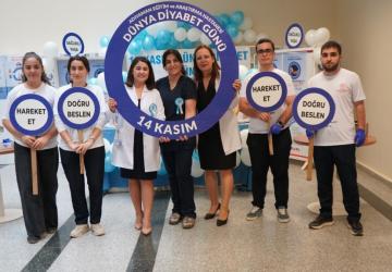 14 Kasım Dünya Diyabet Günü’nde Adıyaman’da farkındalık etkinliği düzenlendi