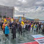 KESK’in “Geçinemiyoruz” Mitingine katılan on binlerce kamu emekçisi iktidara seslendi 