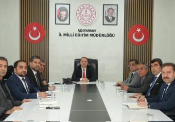 İl Millî Eğitim Müdürlüğünde haftalık değerlendirme toplantısı düzenlendi