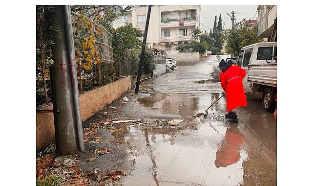 Yenişehir Belediyesi Yağışa Karşı Sahada: Merkez ve Kırsalda Eş Zamanlı Müdahale