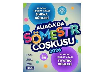 Aliağa Belediyesi'nden Sömestr Özel Tiyatro ve Sinema Günleri