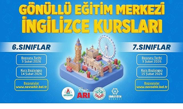 Nevşehir Belediyesi'nde Gönüllü Eğitim Kursları İçin Geri Sayım Başladı!