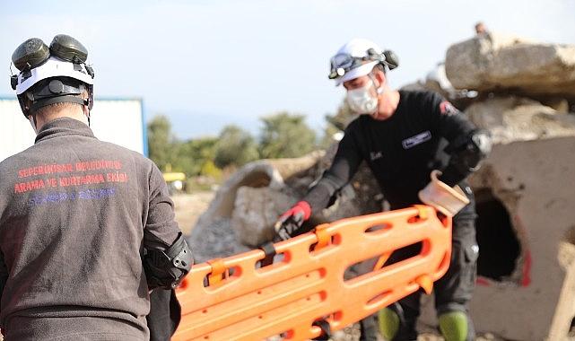 Seferihisar Arama Kurtarma (SAK) ekibi afetlere karşı hazırlıklarını aralıksız sürdürüyor