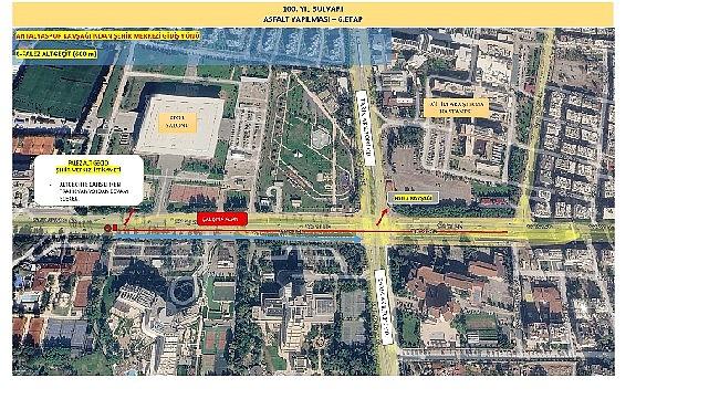 Antalya Büyükşehir Belediyesi'nden 6. etap asfalt çalışması