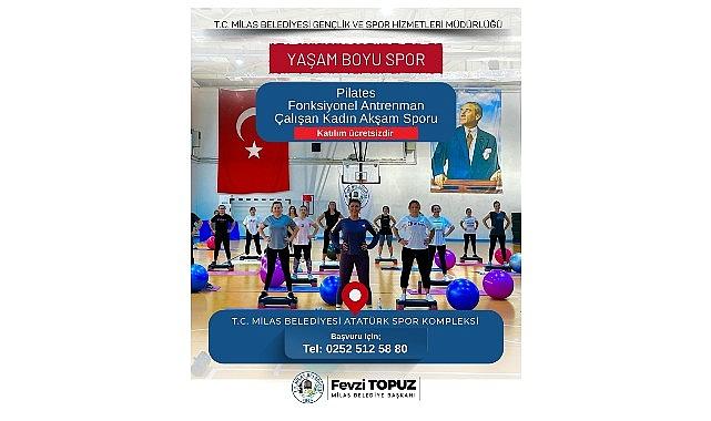 "Yaşam Boyu Spor" Programına Kayıtlar Devam Ediyor