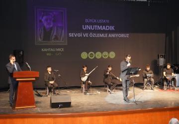 Usta Sanatçı Kahtalı Mıçe Şarkılarıyla Anıldı