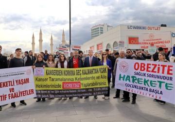 Şanlıurfa’da Dünya Sağlık Günü yürüyüşü düzenlendi