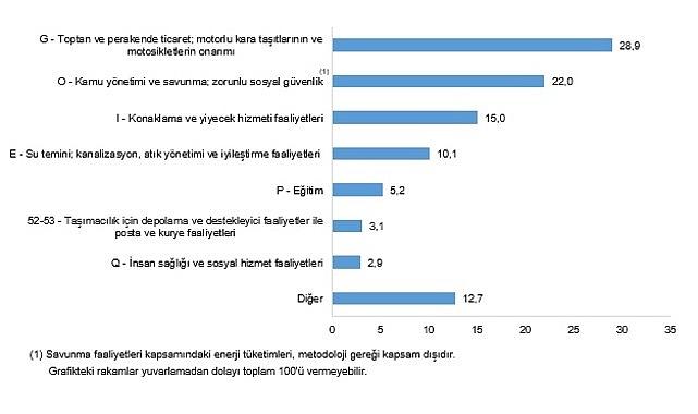 Hizmet-Ticaret Sektörü Nihai Enerji Tüketim İstatistikleri, 2024