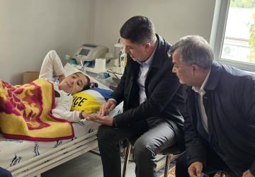 Milletvekili İshak Şan’dan SMA hastası Firdevs’e sürpriz ziyaret