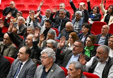 Bornova'da muhtarlar birlik mesajı verdi