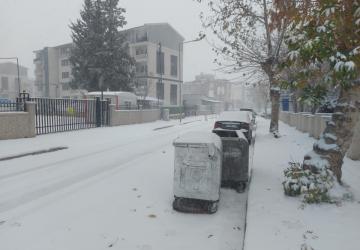 Adıyaman'da kar yağışı etkili olmaya başladı
