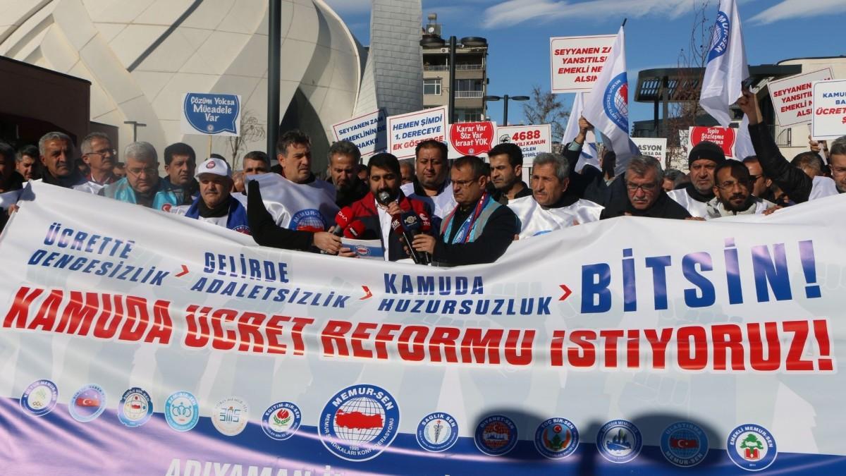 Memur-Sen Adıyaman İl Temsilciliği’nden kamuda ücret dengesizliğine tepki - Videolu Haber