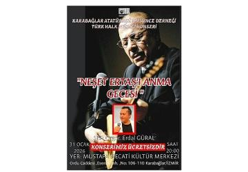 Bozkırın Sesi İzmir'de Yankılanacak: Neşet Ertaş Türküleriyle Duygu Dolu Bir Gece