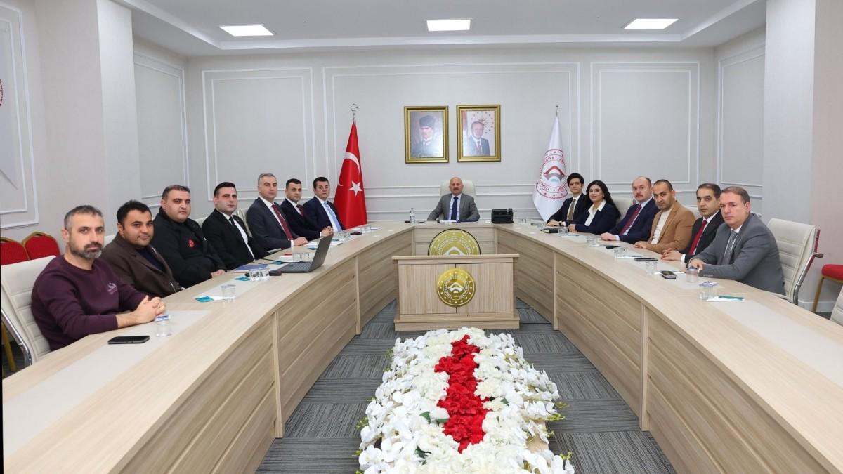 Adıyaman’da Haftalık Koordinasyon Toplantısı yapıldı