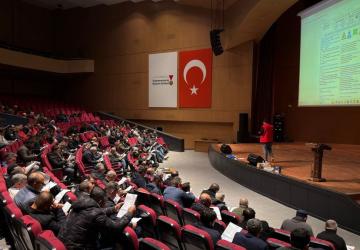 Saha personeline temel iş güvenliği eğitimi düzenlendi