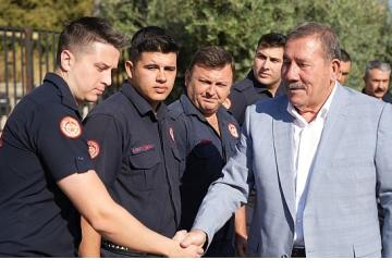 Başkan Topuz, İtfaiye Personelinin Haftasını Kutladı