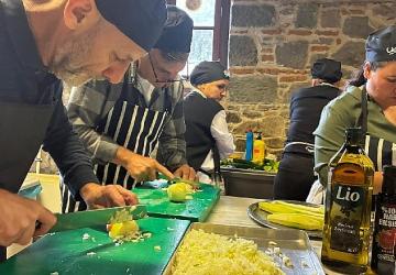 Şef Rıfat Yurttaş, Meslek Fabrikası'nda Ege yemekleri yaptı