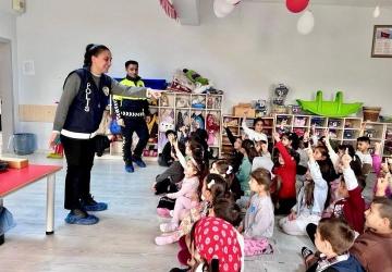Kahta’da miniklere güvenlik ve trafik bilinci eğitimi