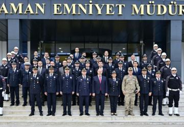 Vali Abdullah Küçük’ten İl Emniyet Müdürlüğü’ne ziyaret