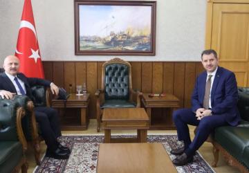 Adıyaman Valisi Varol’dan MSB Bakan Yardımcısı Ayhan’a ziyaret