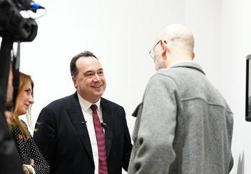 Atatürk Sergisi Ziyaretçileriyle Buluştu