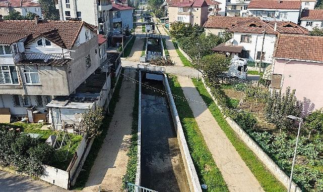 İSU'dan Kartepe'ye dere ıslahı ve altyapı çalışmaları