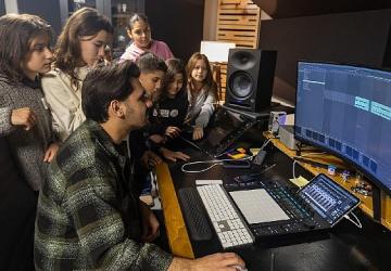 Çocuk Meclisi üyeleri Stüdyo Kültürpark'ta kayıt yaptı