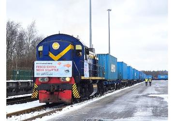 FESCO, Çin'den St. Petersburg'a İlk Doğrudan Tren Seferini Başlattı