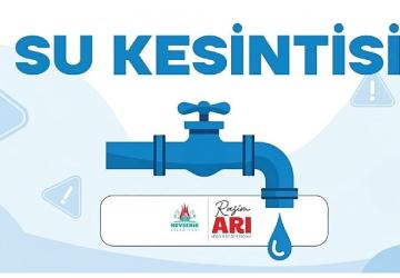 Nevşehir'de 5 Mahallede Planlı Su Kesintisi