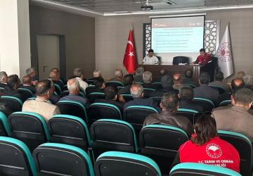 Çelikhan İlçe Tarım Müdürlüğü Kırsal Kalkınma toplantısı düzenledi
