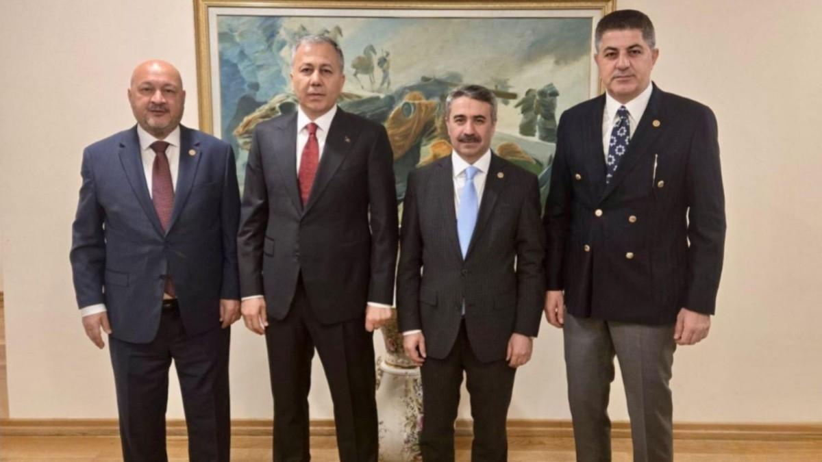 AK Parti Adıyaman Milletvekilleri, İçişleri Bakanı Ali Yerlikaya İle Bir Araya Geldi
