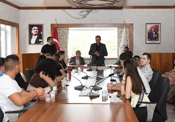 Erasmus öğrencilerinden Başkan Vekili Bilici'ye ziyaret