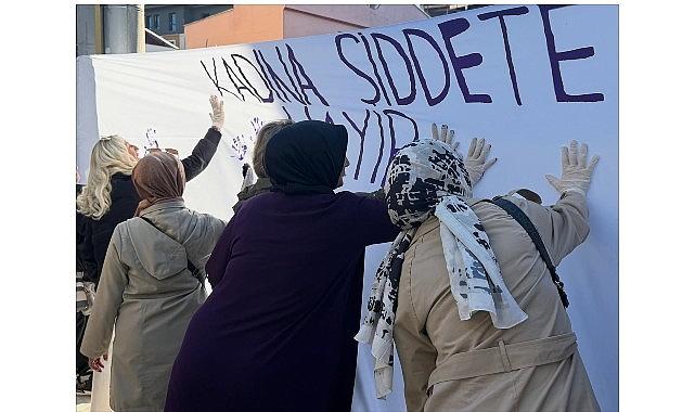 Gölcük'te Kadına Şiddete Karşı Farkındalık Etkinliği