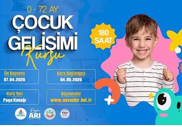 Nevşehir Belediyesi'nde “0-72 Ay Çocuk Gelişimi" Kursu Açılacak
