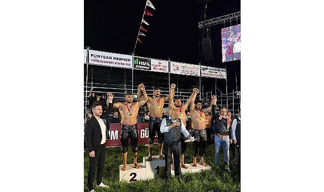 Belediye güreşçisi Kaya'dan üçüncülük başarısı