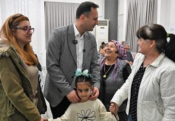 Kent Kasap'tan yararlanan aileler dayanışma yemeğinde buluştu