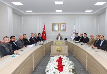Adıyaman Valiliğinde haftalık koordinasyon toplantısı gerçekleştirildi