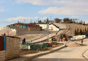 Belören Köyü'nde deprem konutları çalışmaları devam ediyor