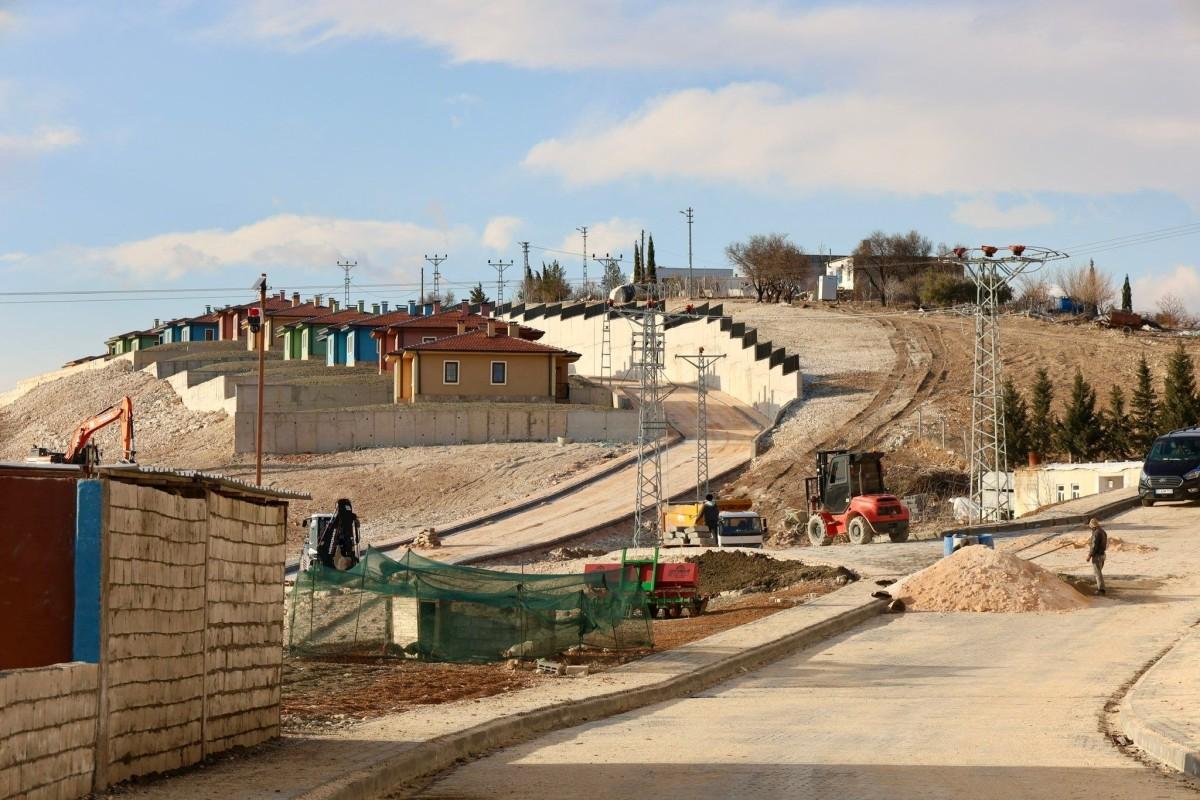 Belören Köyü'nde deprem konutları çalışmaları devam ediyor