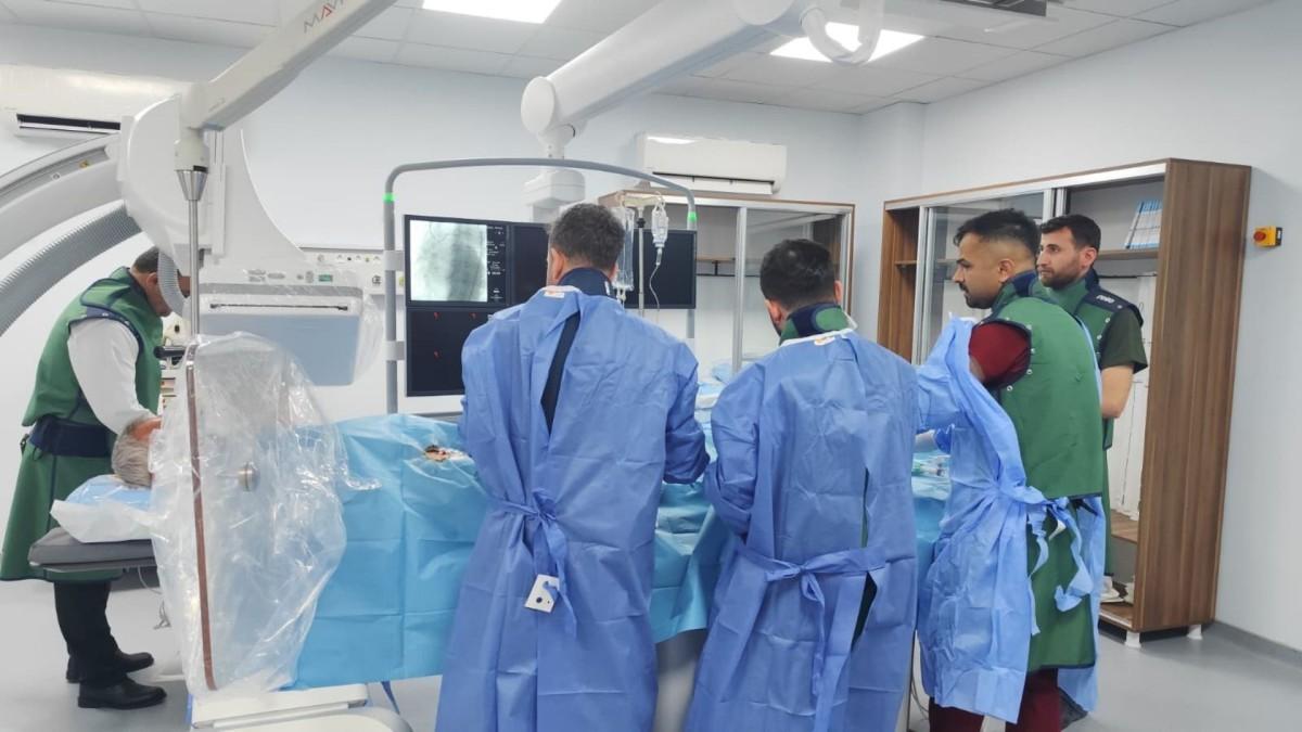 Kahta Devlet Hastanesi’nde ilk anjiyo operasyonu başarıyla yapıldı