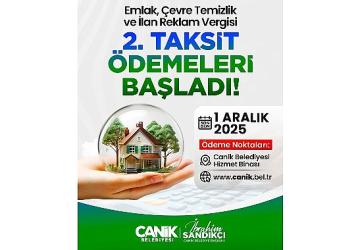 Canik'te Vergi Ödemeleri Başladı 
