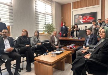 CHP’li Politika Kurulu Başkanlarından Tutdere’ye Ziyaret