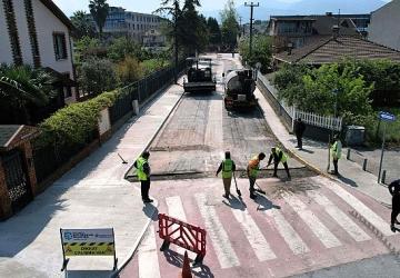 Başiskele sahilinde trafik ve yaya düzeni yenileniyor