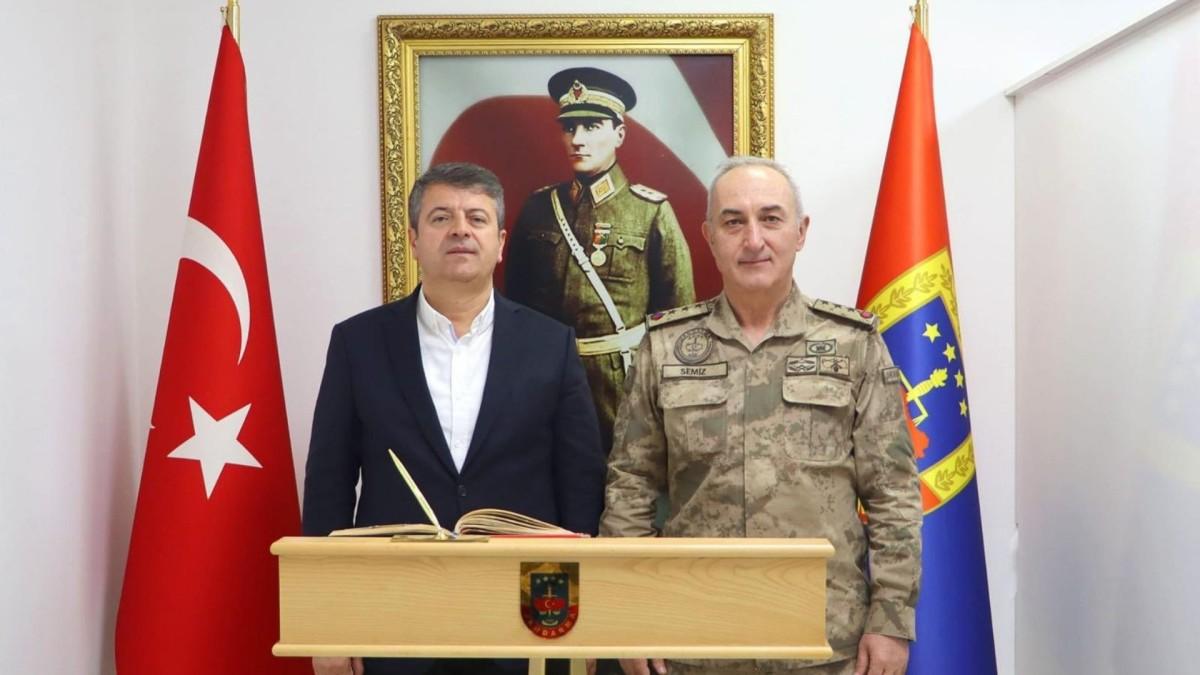 Başkan Tutdere’den İl Jandarma Komutanı Albay Semiz’e ziyaret
