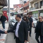 Başkan Eşki Çamdibi'nde saha mesaisinde