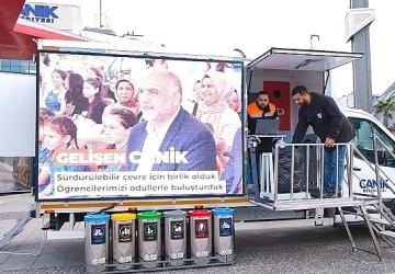 Canik'te Atığı Getirene Nakit İade