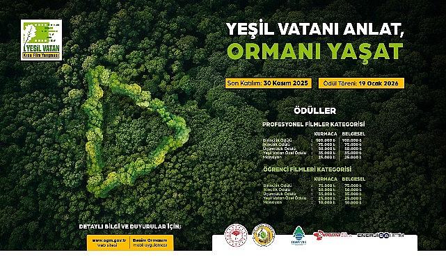Yeşil Vatan Kısa Film Yarışması'nda finalistler belli oldu