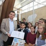 Başkan Erkan Aydın Bursa 23. Kitap Fuarı'nda Çocuk Yazarlarla Buluştu